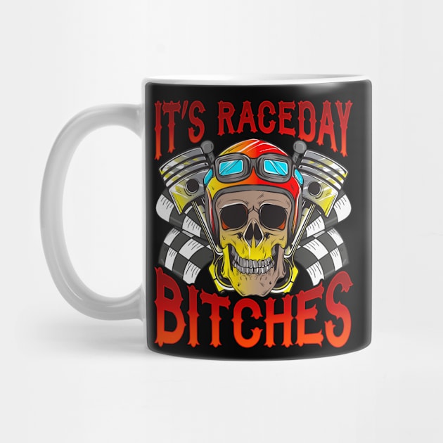 It's Race Day Funny Racer Gift Car Racing Design by Dr_Squirrel